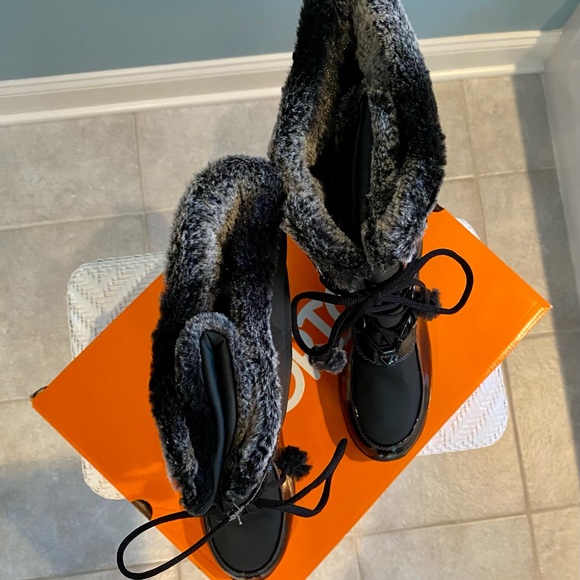 Sporto black winter boots. - Picture 4 of 5